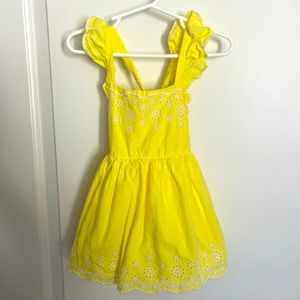 Yellow Ruffle Dress